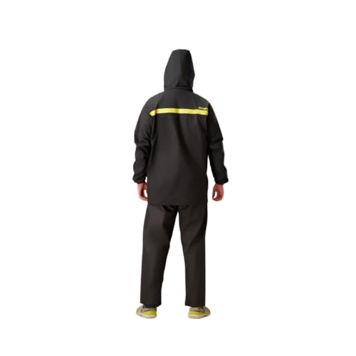 ZEEL Rain Coat for Men Waterproof for Bike Riders with Adjustable Hood along with inner pockets JS301