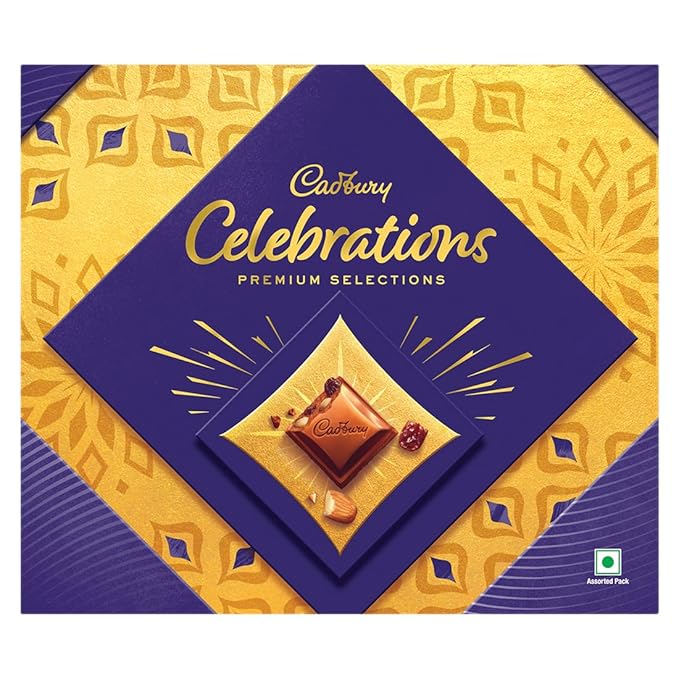 Cadbury Celebrations Premium Selections Assorted Chocolate Gift Pack, 247 g