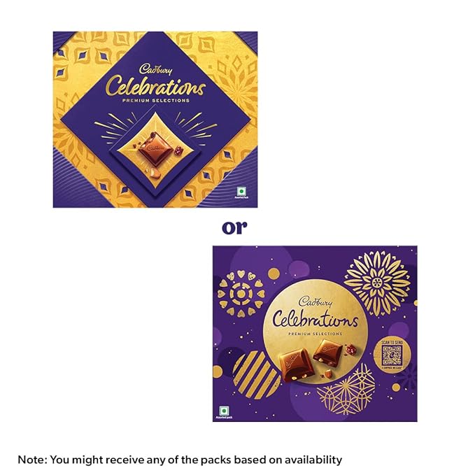 Cadbury Celebrations Premium Selections Assorted Chocolate Gift Pack, 247 g