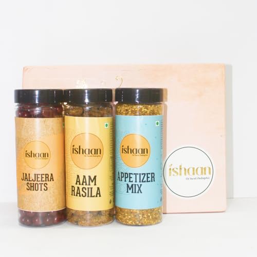 Ishaan Mukhwas 3 in 1 Combo (Appetizer Mix, Aam Rasi Ishaan Mukhwas 3 in 1 Combo (Appetizer Mix, Aam Rasi