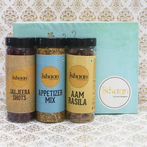 Ishaan Mukhwas 3 in 1 Combo (Appetizer Mix, Aam Rasila, Jaljeera Shots )