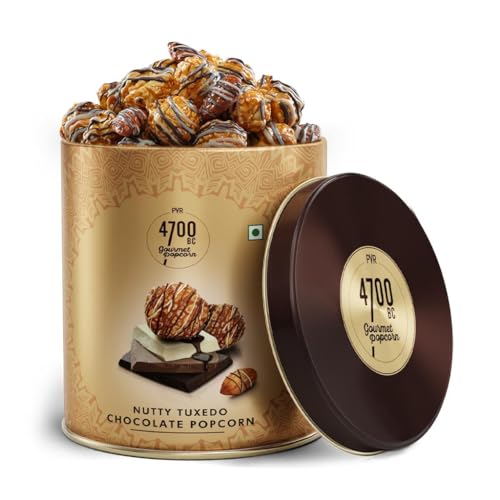 4700BC Nutty Tuxedo Chocolate Popcorn | Gifting Tin 4700BC Nutty Tuxedo Chocolate Popcorn | Gifting Tin