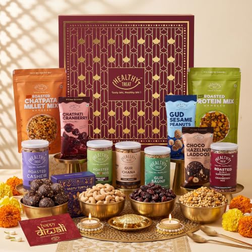Healthy Treat Diwali Magic Gift Hamper | Premium Fes
