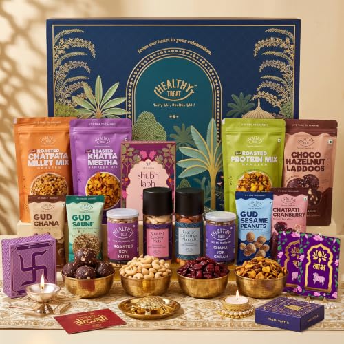 Healthy Treat Festive Luxe Diwali Gift Hamper | Prem