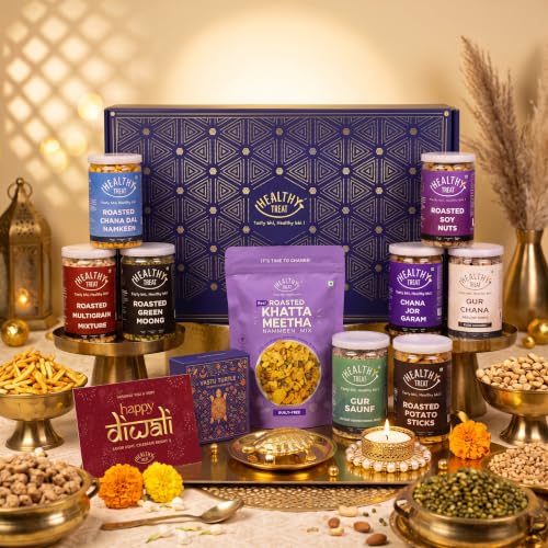 Healthy Treat Khushiyan Diwali Gift Hamper | Roasted Healthy Treat Khushiyan Diwali Gift Hamper | Roasted