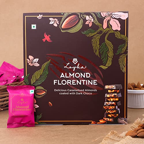 Loyka Almond Florentine/Chocolate Almond Box 12 pcs Loyka Almond Florentine/Chocolate Almond Box 12 pcs