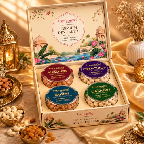 TIED RIBBONS Premium Dry Fruits Gift Box with Almond TIED RIBBONS Premium Dry Fruits Gift Box with Almond