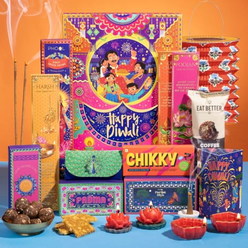 Phool 10-Item Shubh Diwali Pop-Up Lantern Gift Box 2