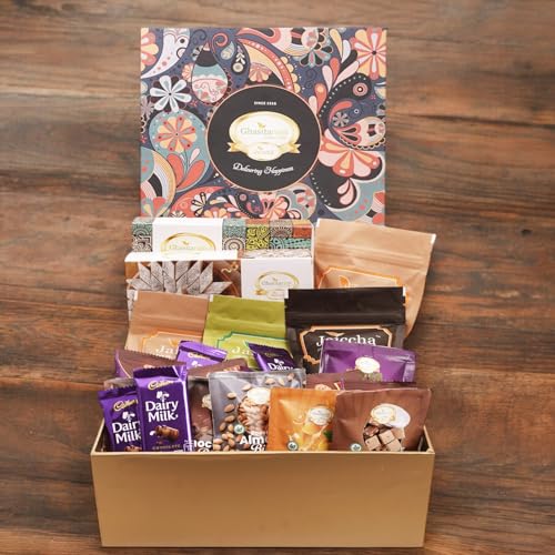 Jaiccha Gifts Ghasitaram Big Gourmet Hamper Box – 23