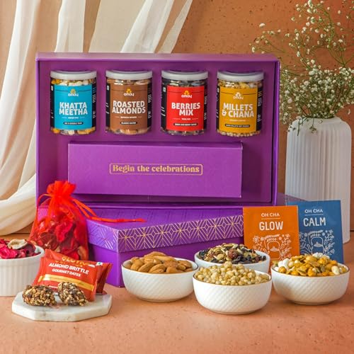 Omay Foods Sparkling Delights 10-Piece Diwali Gift H