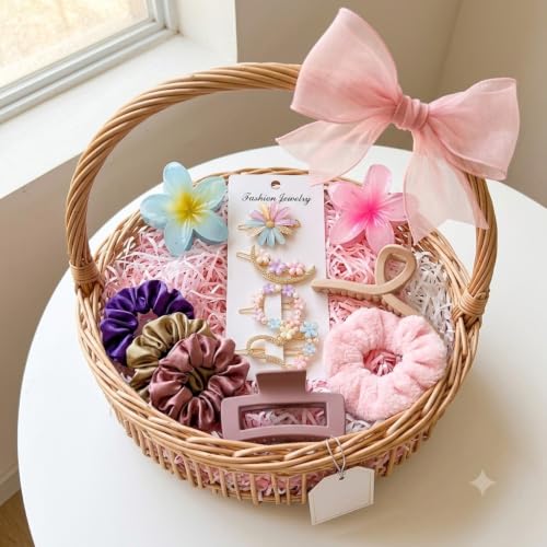 12-Piece Hair Accessories Gift Hamper for Women & Gi 12-Piece Hair Accessories Gift Hamper for Women & Gi