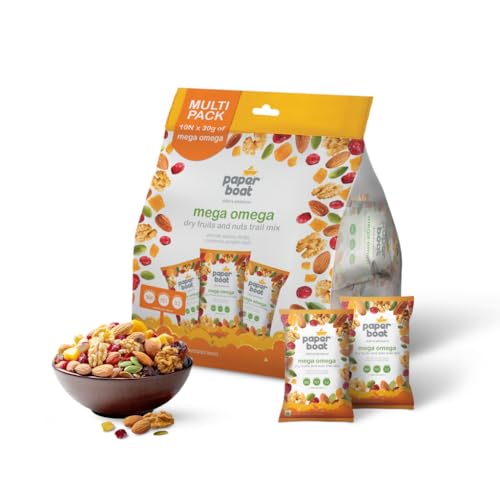 Paper Boat Mega Omega Dry Fruits Trail Mix (Pack of 