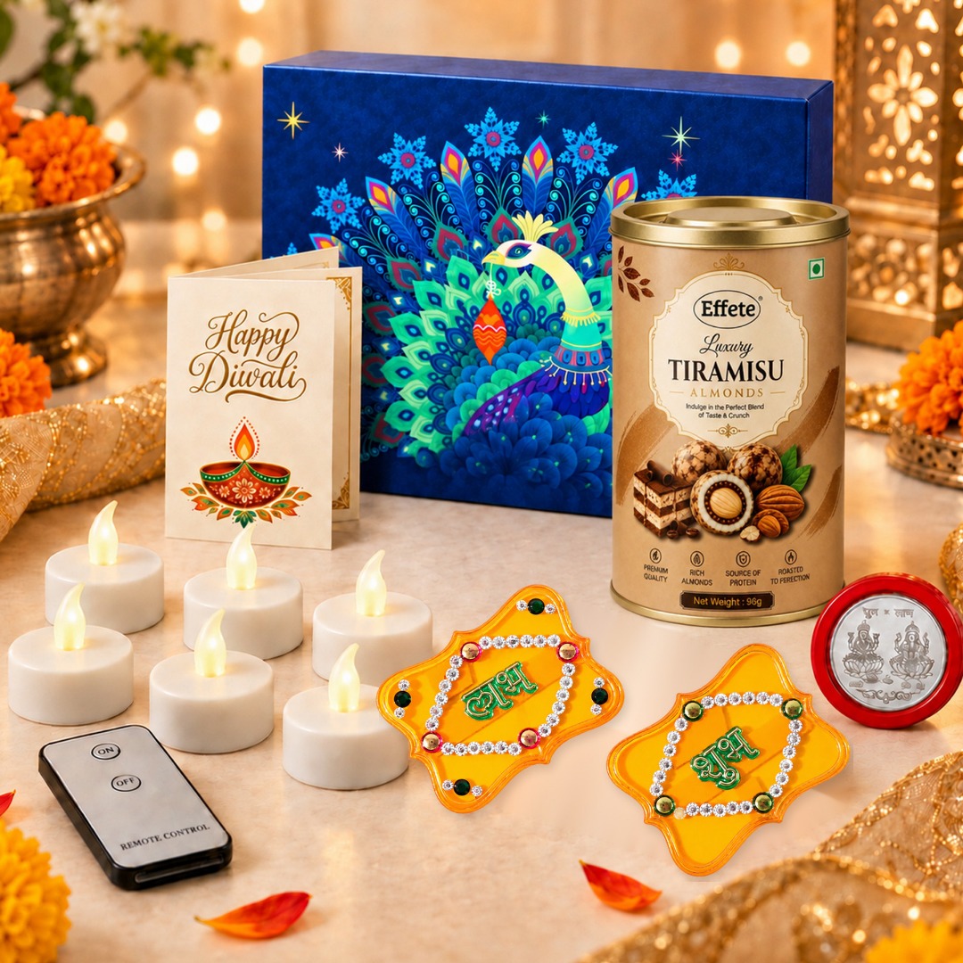 Effete Festival Gift Combo LED Candles | Shubh Labh 