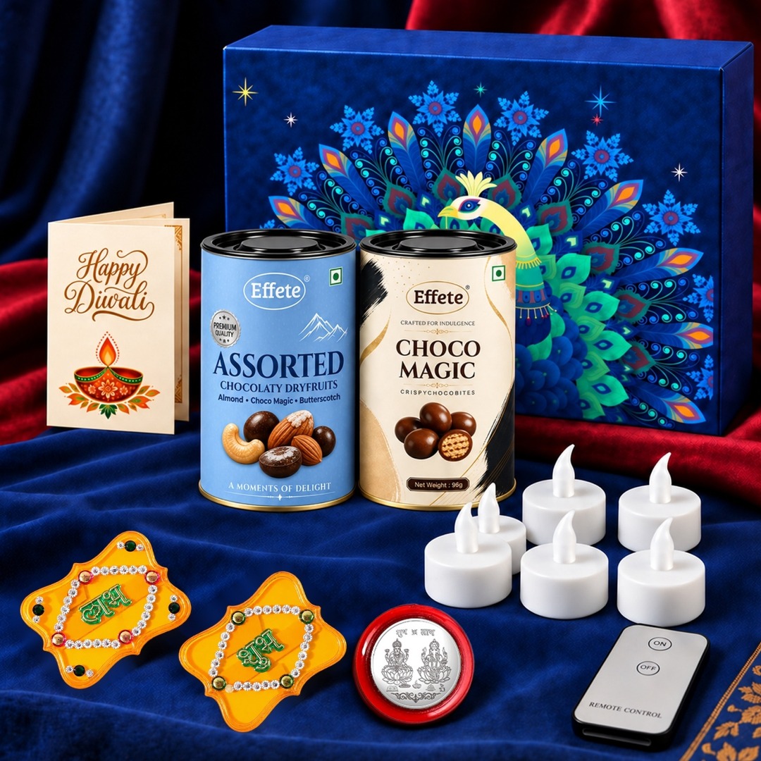 Effete Festival Gift Combo LED Candles | Shubh Labh 