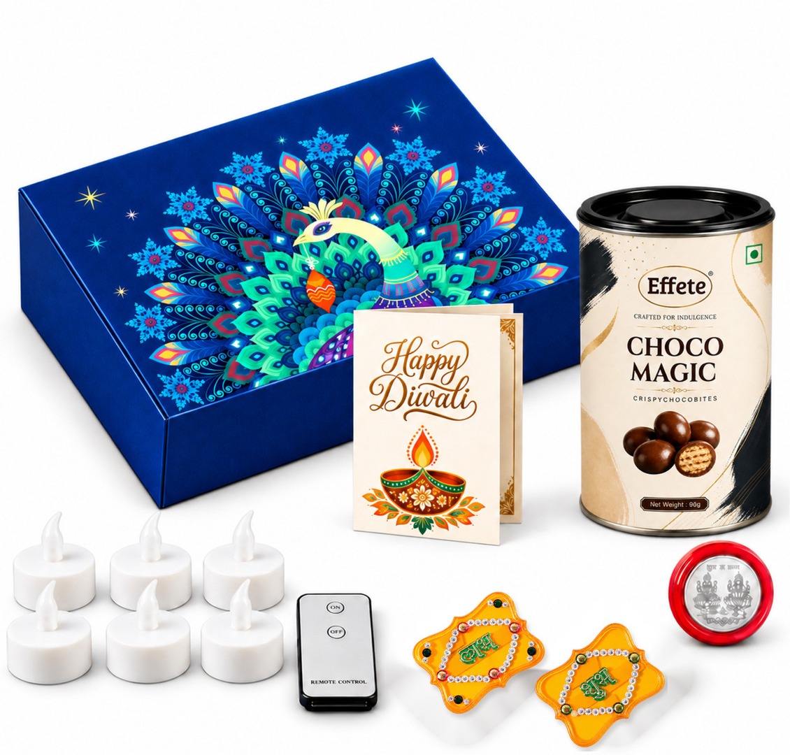 Effete Festival Gift Combo LED Candles | Shubh Labh 