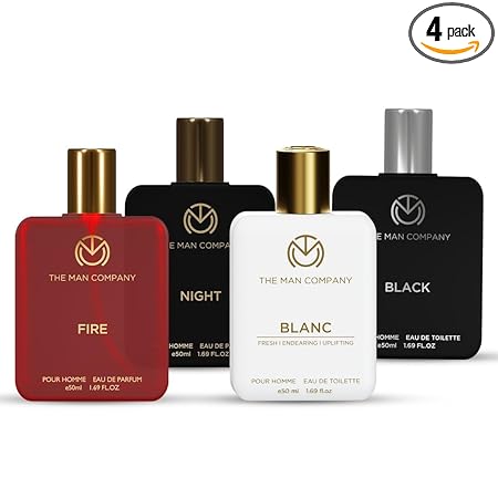 The Man Company Perfume Gift Set for Men A Gentleman's Choice, Pack of 4