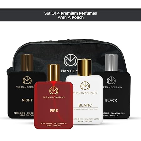 The Man Company Perfume Gift Set for Men A Gentleman's Choice, Pack of 4
