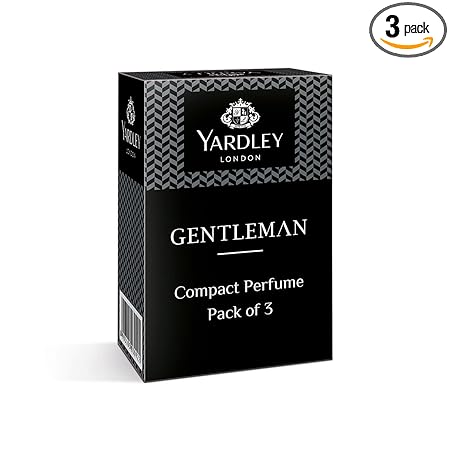 Yardley London Compact Perfume Tripack - Gentleman Royale + Gentelman Urbane + Gentleman Duke, Pack of 3