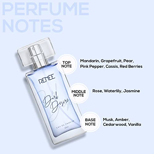RENEE Eau De Parfum Dark Desire, Premium Long Lasting Luxury Fragrance Perfume, Pack of 2