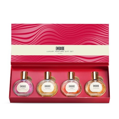 Engage Luxury Perfume Gift Set Pack for Women, Pack of 4