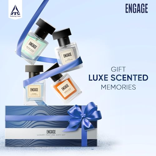 Engage Luxury Perfume Gift Pack for Men, Pack of 4