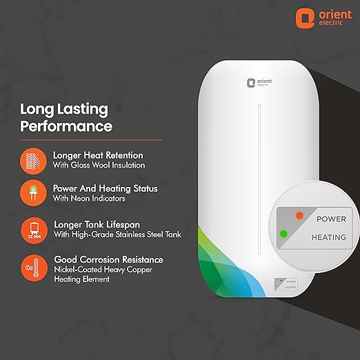 Orient Electric Aura Rapid Pro 5.9L 3000W Instant Water Heater