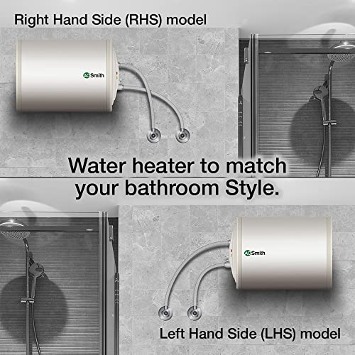 AO Smith LHS Storage 15 L 2000W Horizontal Water Heater