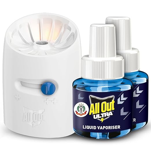All Out Ultra Mosquito Repellant Combi Pack (Machine & Pack Of 2 Refills)