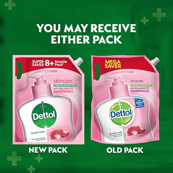 Dettol Liquid Handwash Refill Skincare Moisturizing Hand Wash, Pack of 2