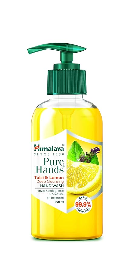 Himalaya Pure Hands Deep Cleansing Tulsi and Lemon Pump