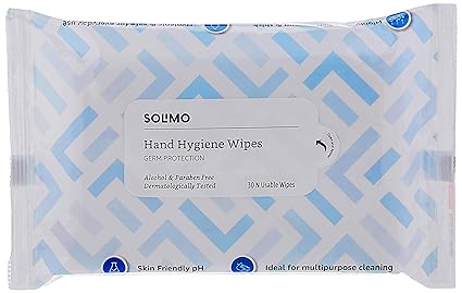 Solimo Hand Hygiene Wipes, Pack Of 4