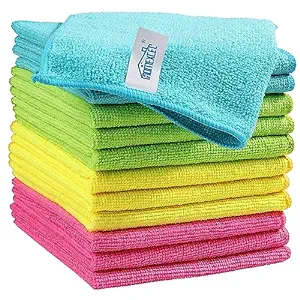 HOMEXCEL Microfiber Cleaning Cloth (Pack of 12)