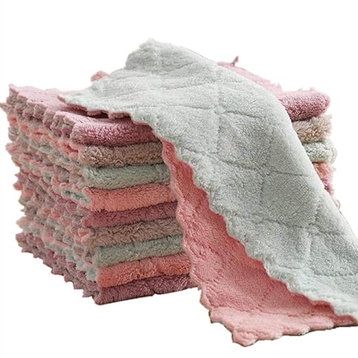 QURIPE 10 Pack Kitchen Cloth Dish Towels
