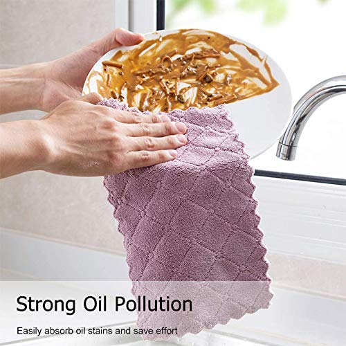 SOBBY Small Size Kitchen Dish Cleaning Microfiber Wipes (Pack of 10)