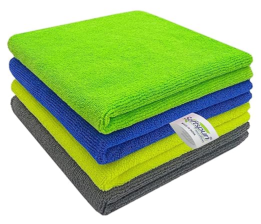 SOFTSPUN Microfiber Cleaning Cloths (Pack of 4)