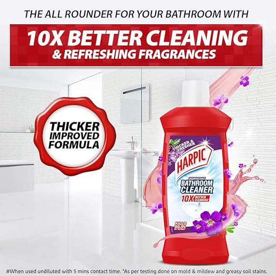 Harpic Floral Bathroom Cleaner Liquid