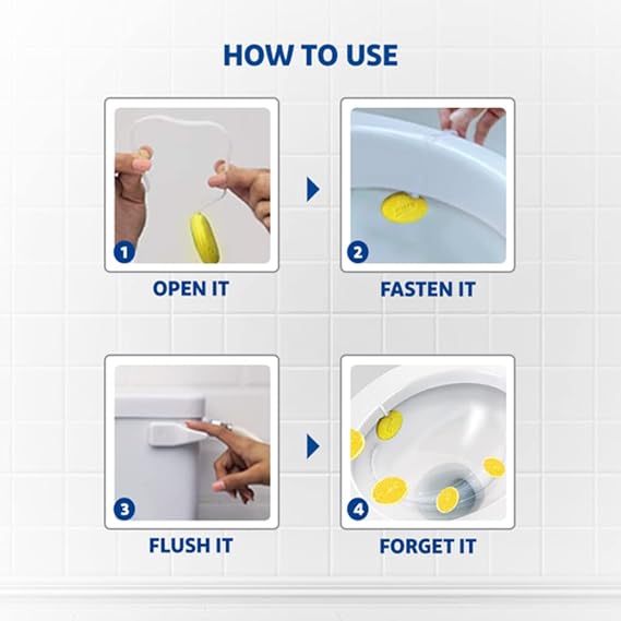 Harpic Hygienic Toilet Cleaner Rim Block