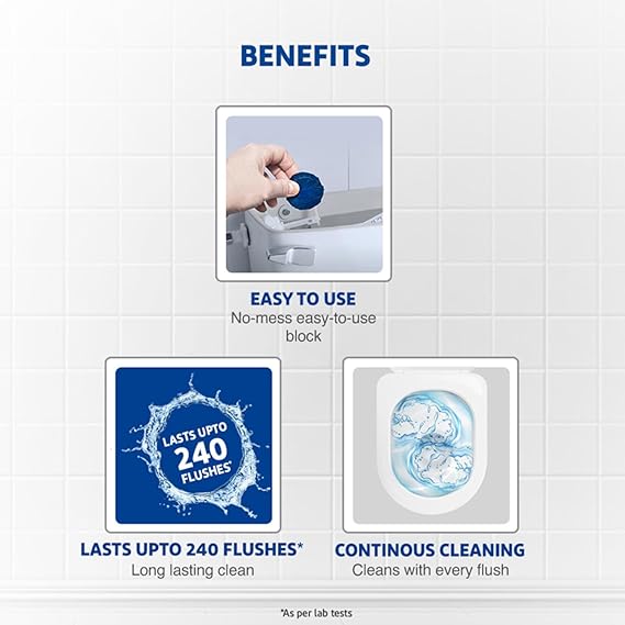 Harpic Marine Flushmatic In-Cistern Toilet Cleaner Blocks Toilet Flush Cleaner Balls