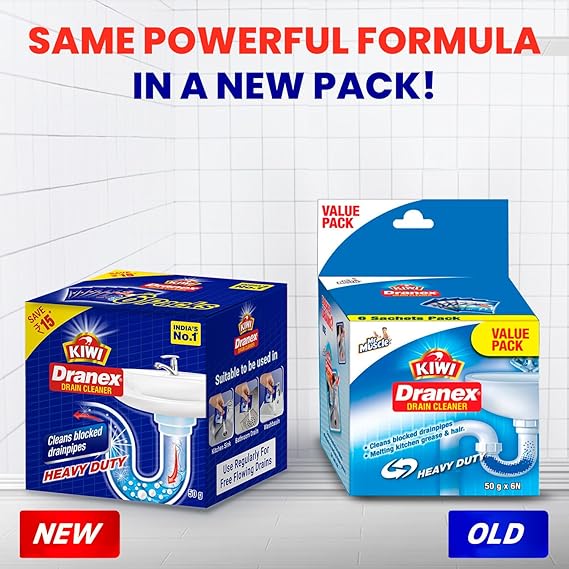 KIWI Dranex Drain Cleaner (Pack of 6)