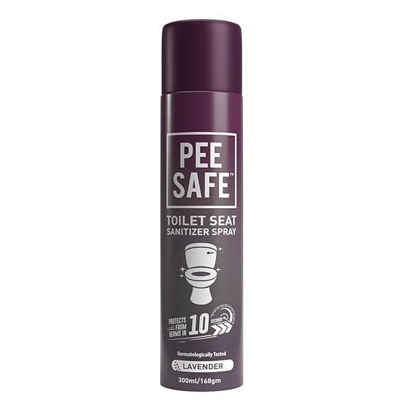 Pee Safe Toilet Seat Sanitizer Spray Lavender