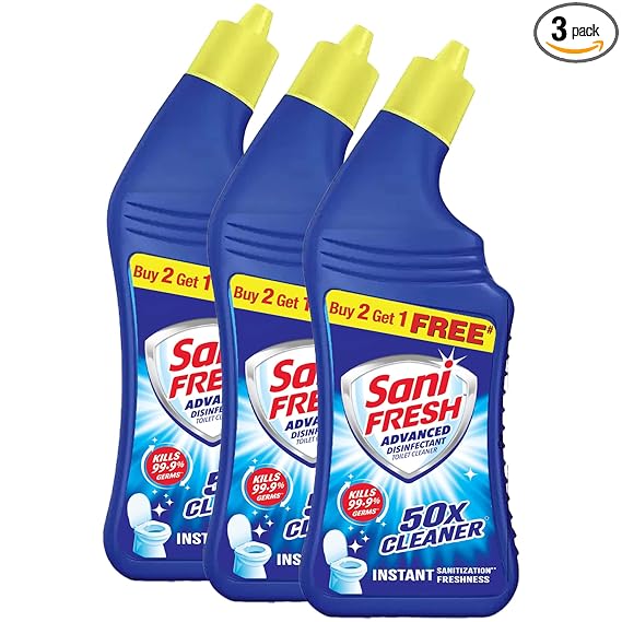 Sani fresh Advanced Liquid Toilet Cleaner (Buy 2 Get 1 Free)