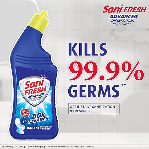 Sani fresh Advanced Liquid Toilet Cleaner (Buy 2 Get 1 Free)