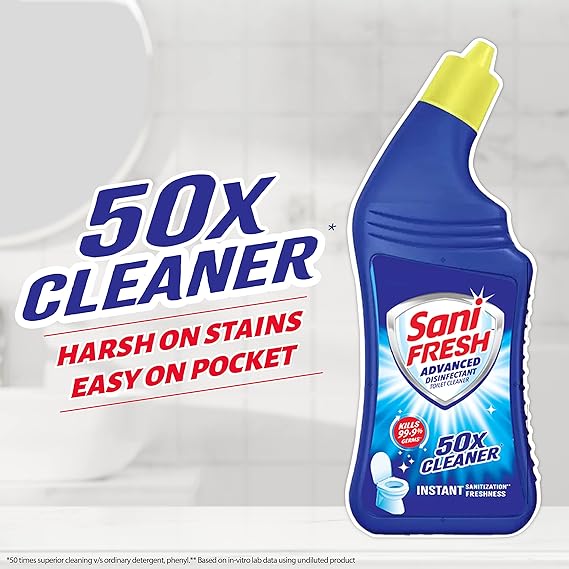 Sani fresh Advanced Liquid Toilet Cleaner (Buy 2 Get 1 Free)