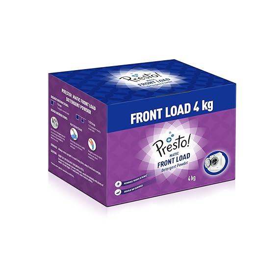 Amazon Brand - Presto Matic Front Load Detergent Powder