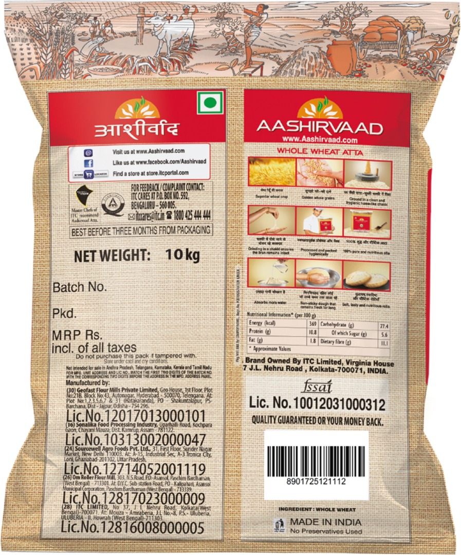 AASHIRVAAD Shudh Chakki Atta