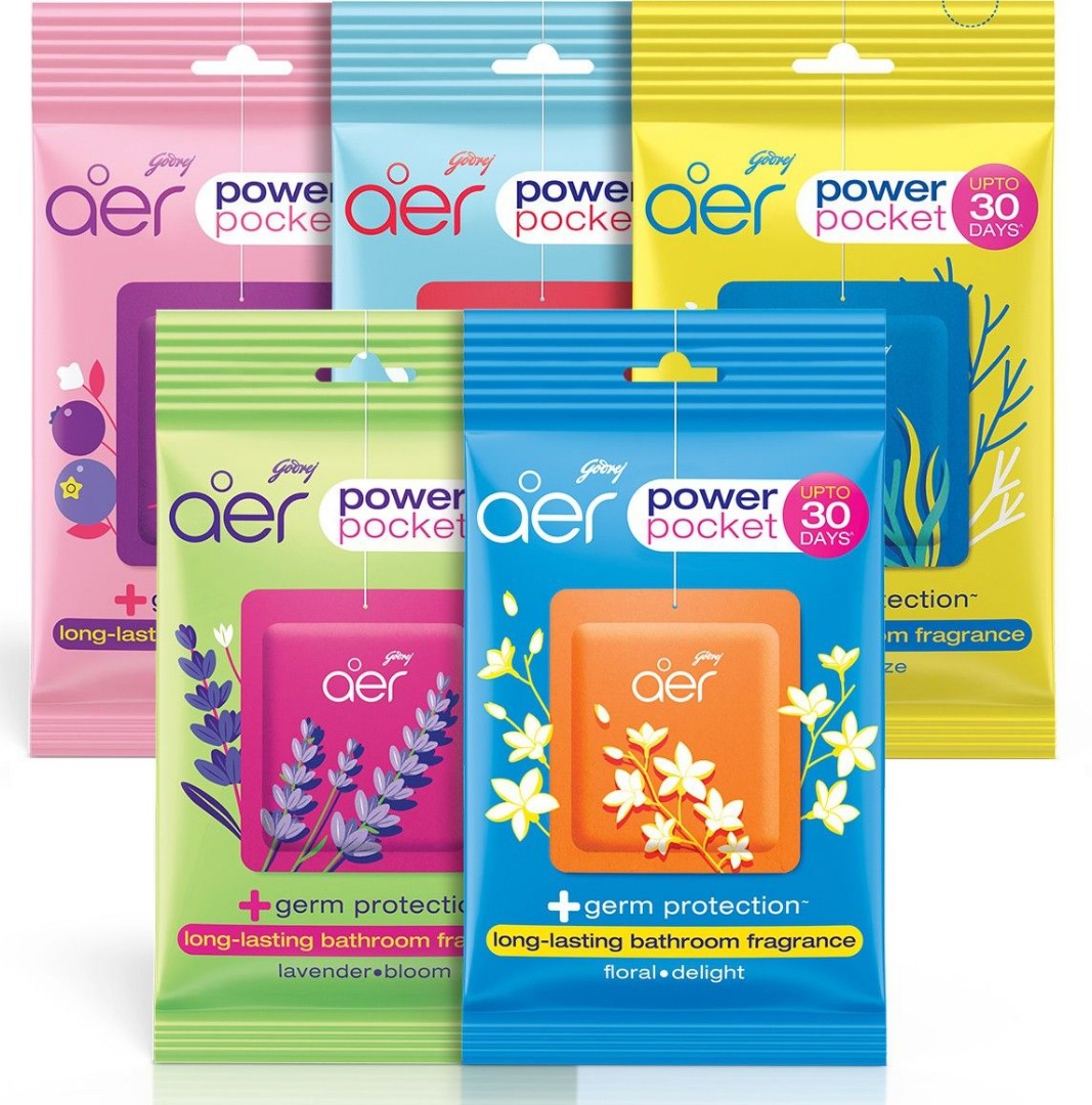 Godrej Aer Power Pocket Assorted Fragrance Blocks