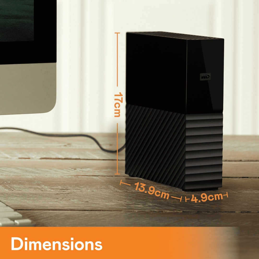 WD 8 TB External Hard Disk Drive (HDD)