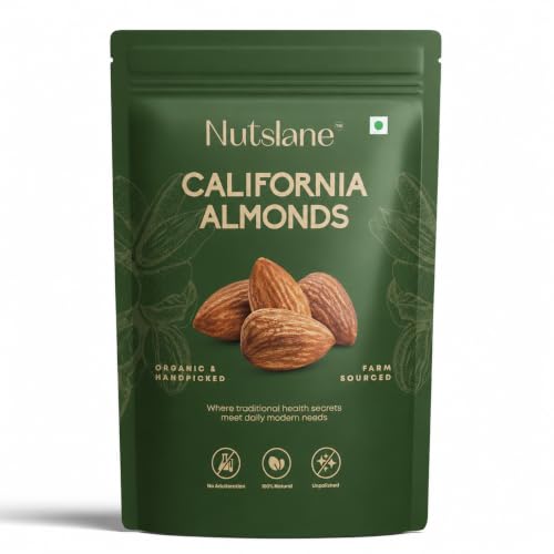 Nutslane Organic California Almonds (Badam) | Superf
