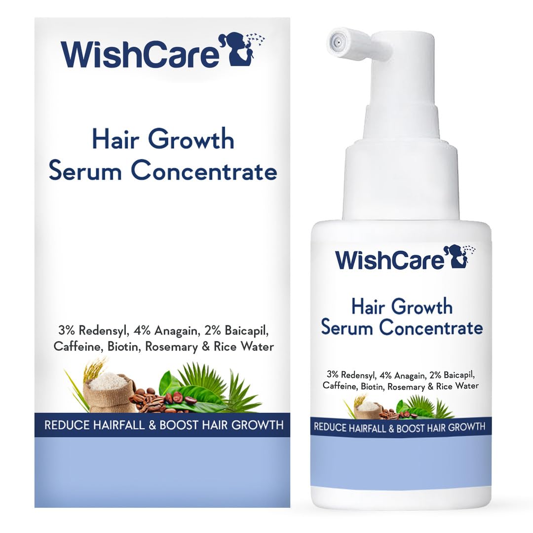 WishCare Hair Growth Serum Concentrate - 3% Redensyl, 4% Anagain, 2% Baicapil