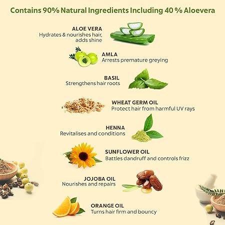 Indus Valley Damage Free Natural Gel Hair Colour for Women, Dark Brown